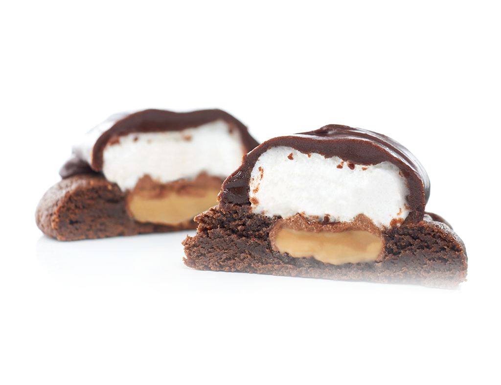 Chocolate Cream Marshmallow Cookies